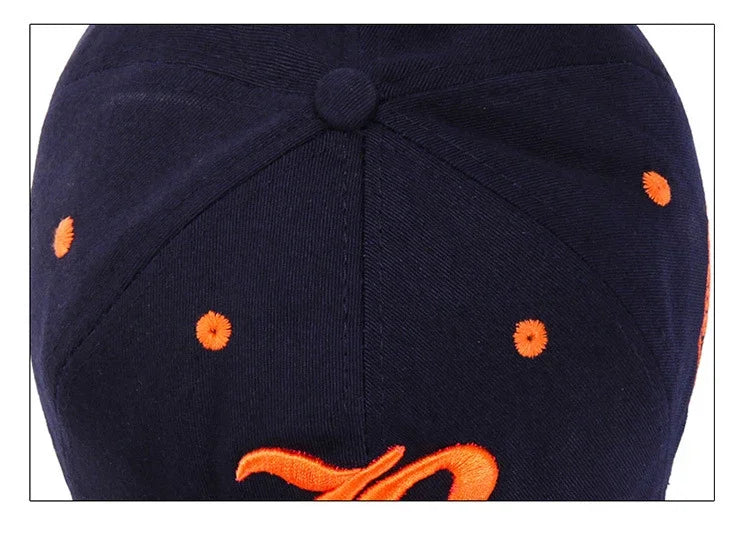 Premium Cotton Baseball Cap - Embroidered Snapback