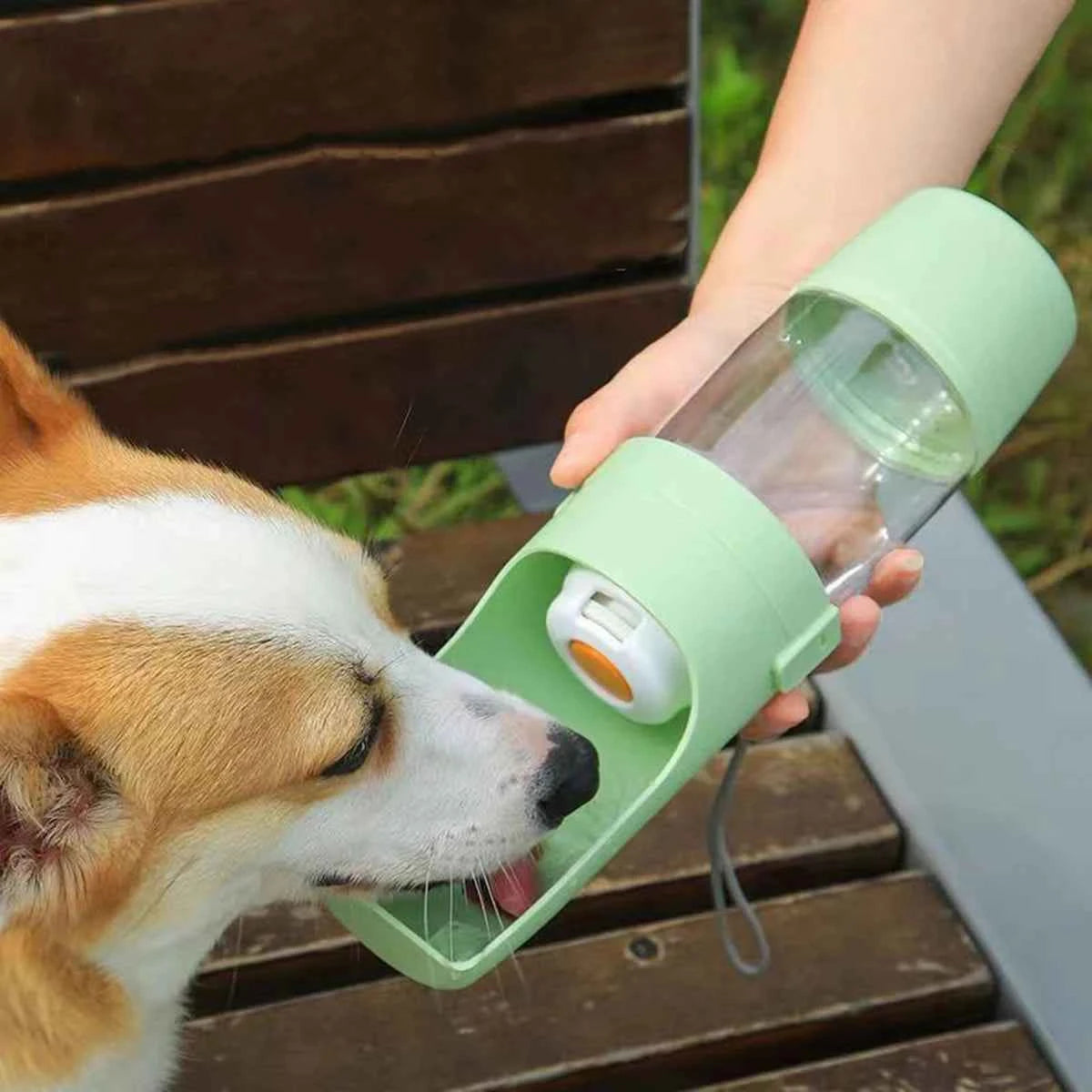 Premium Portable Pet Water Bottle - Food & Water Dispenser