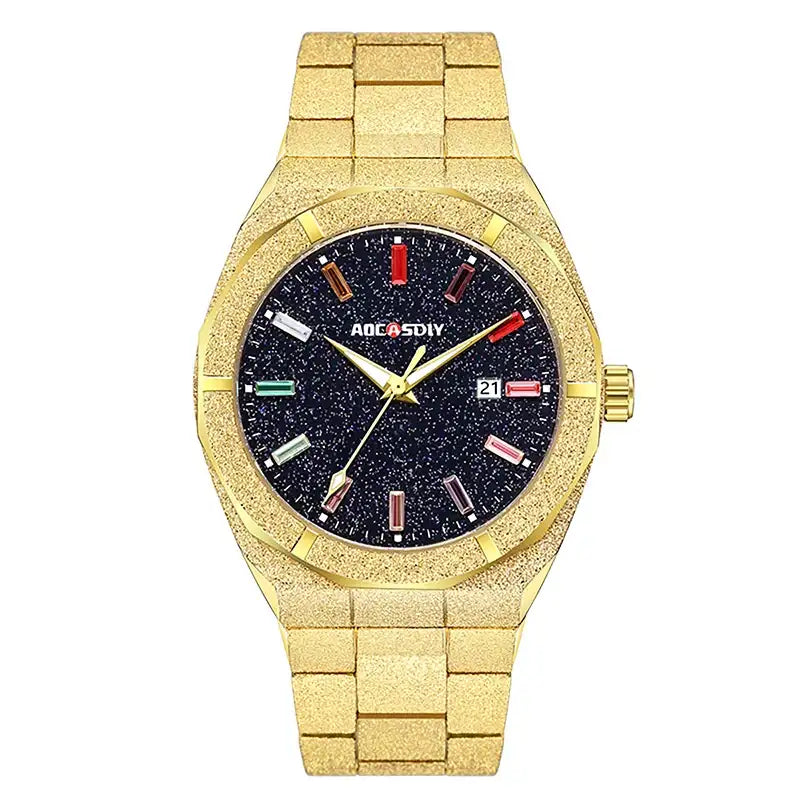 Elegant Men's Quartz Business Watch - Auto Date & Luminous