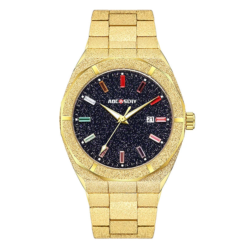 Elegant Men's Quartz Business Watch - Auto Date & Luminous