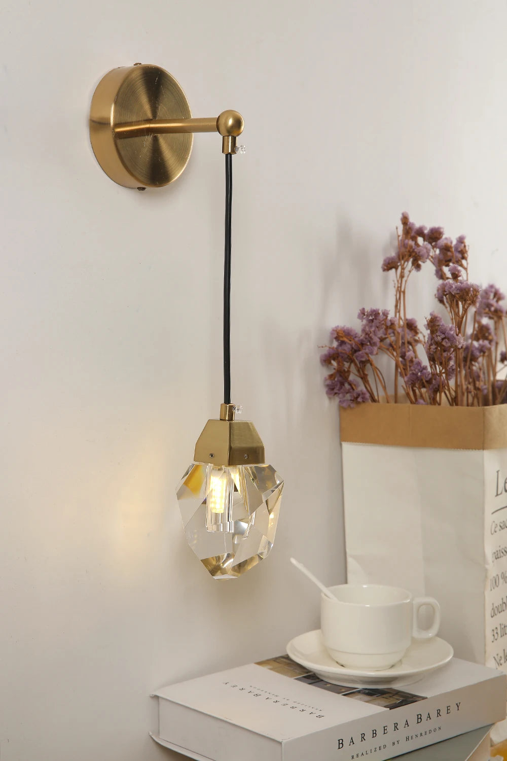 Premium Modern Gold Wall Lamp - G9 Indoor Lighting