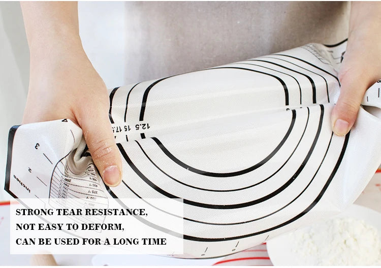 Professional Silicone Baking Mat - Non-Stick Dough Pad