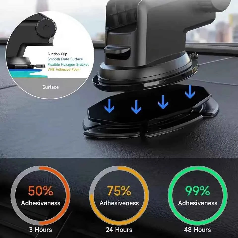 Premium Dashboard Mounting Pad - Secure Adhesive Disc for Car Phone Mounts