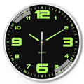 Elegant Luminous Silent Wall Clock - 8 Inch Quartz