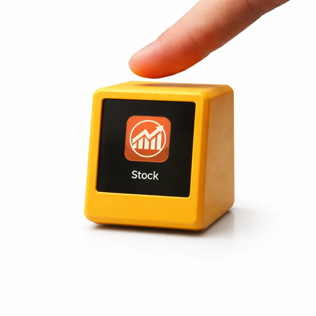 Premium Smart WiFi Desk Clock - Real-Time Data Display
