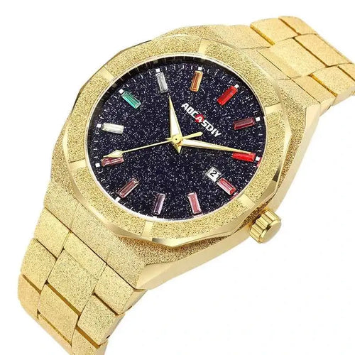 Elegant Men's Quartz Business Watch - Auto Date & Luminous