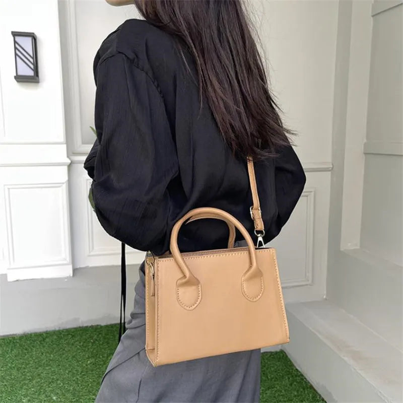 Elegant Mini Crossbody Bag - Chic Top Handle Purse