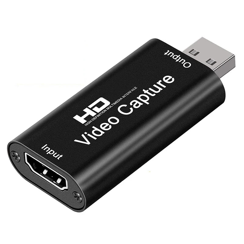Professional Metal 4K HDMI Video Capture Card - 1080P Game Grabber
