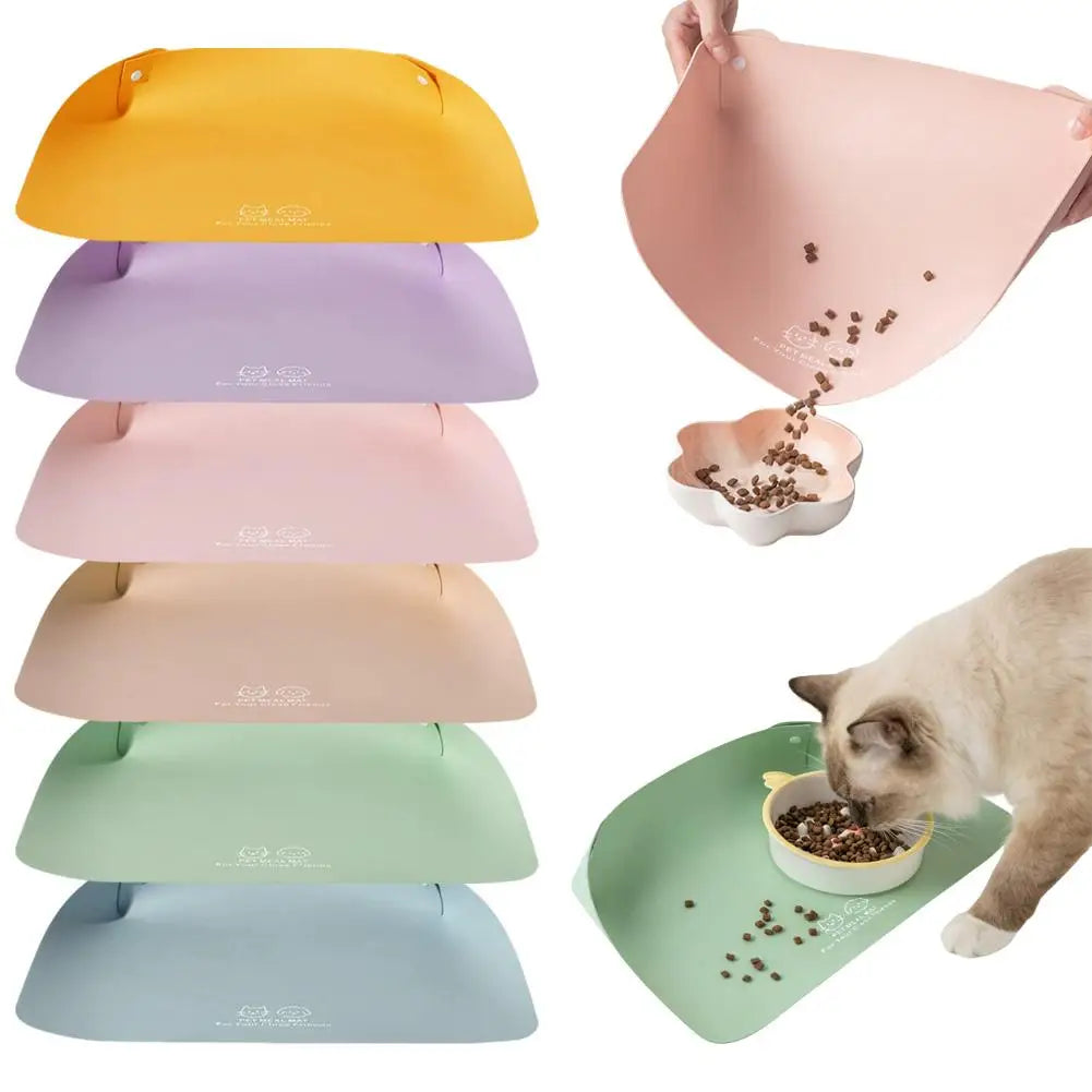 Premium Waterproof Pet Feeding Mat - Anti-Spill & Non-Slip