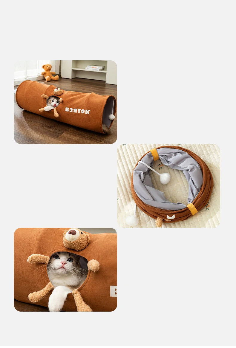 Premium Cat Bed - Plush Comfort & Breathable Design