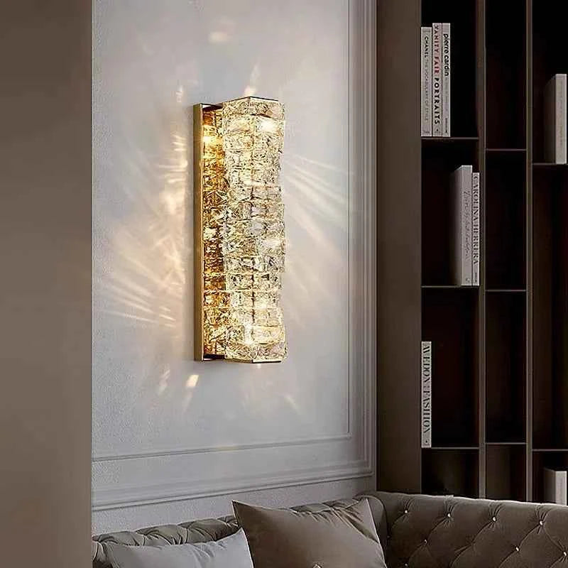 Elegant Luxury Crystal Wall Lamp - Modern Minimalist Design