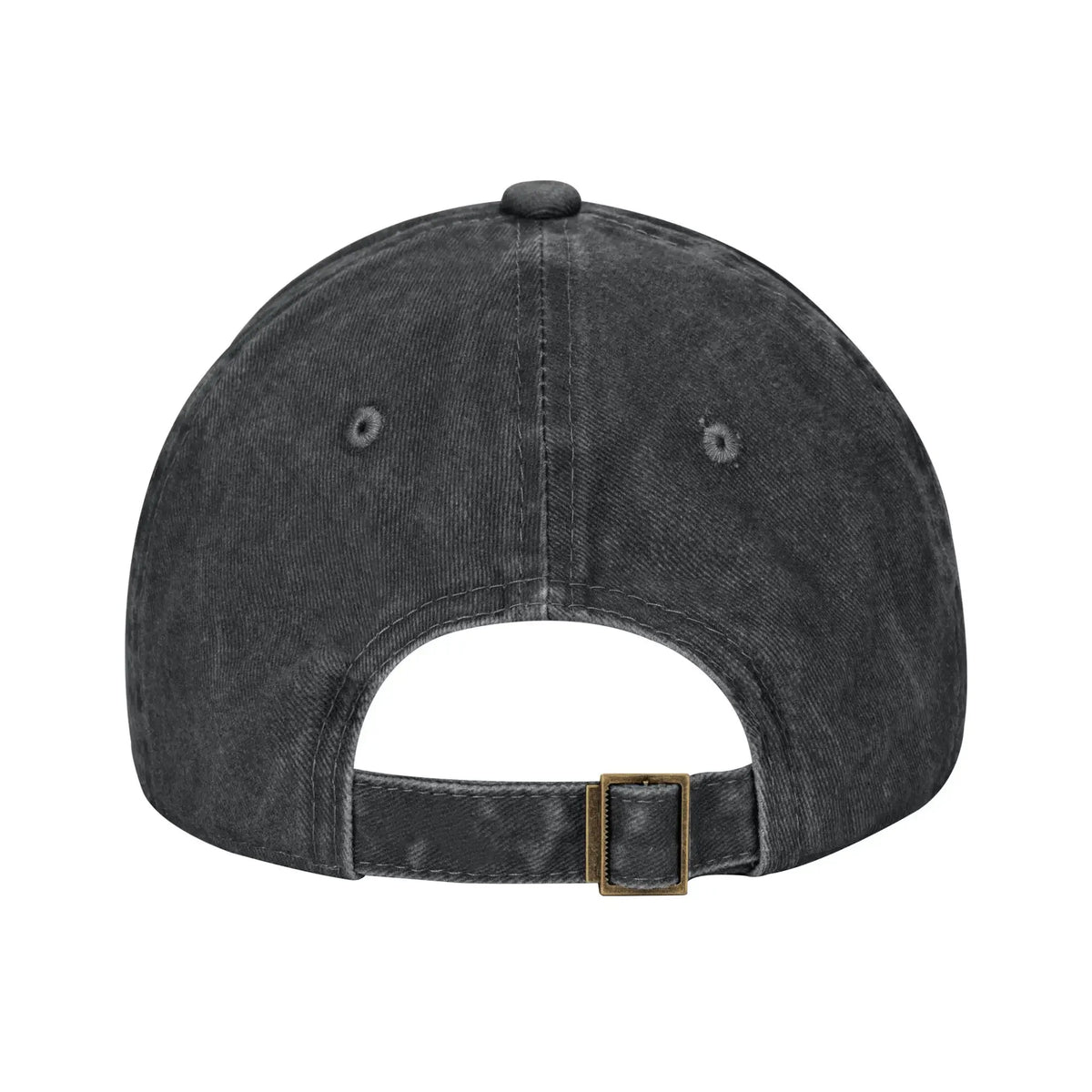 Premium Distressed Denim Baseball Cap - Vintage Music Snapback
