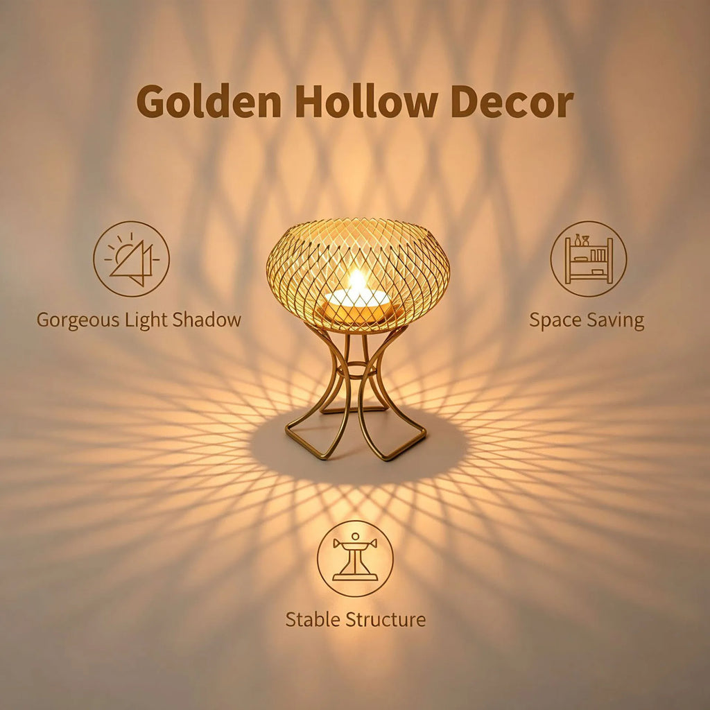 Premium Luxury Gold Lantern - Elegant Home Decor Accent