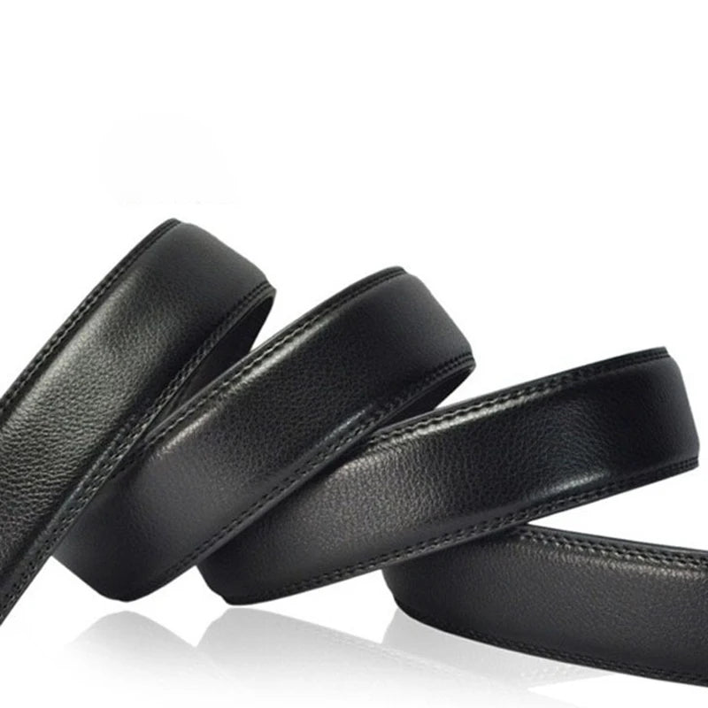 Luxury Men Leather Belt - Automatic Business Waistband