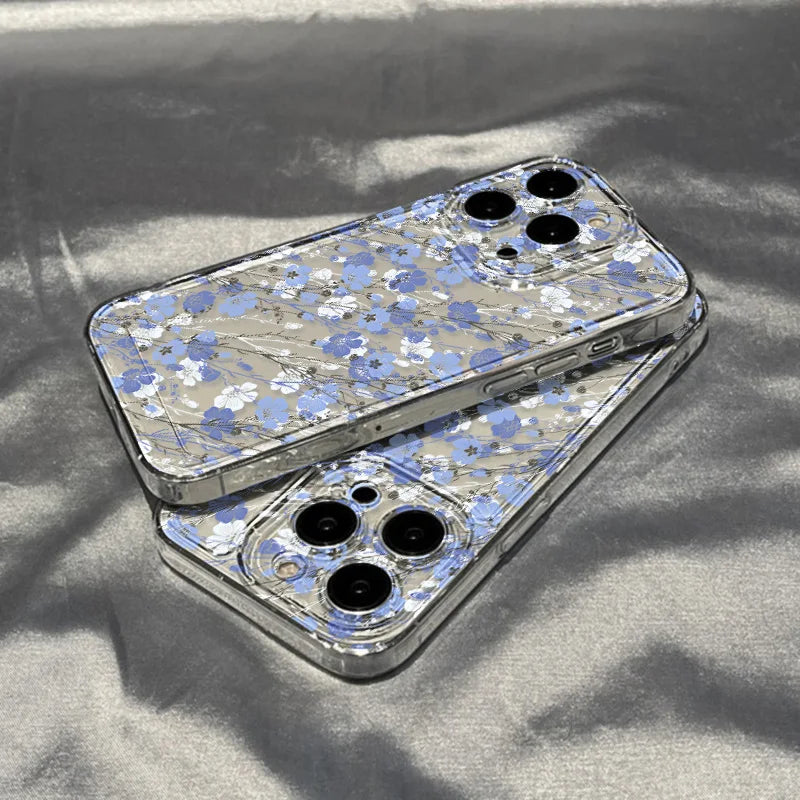 Premium Flower iPhone Case - Clear Shockproof Protection