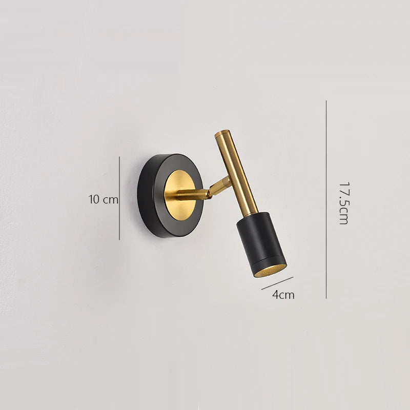 Elegant Rotatable Sconce Light - Metal Body LED Lamp