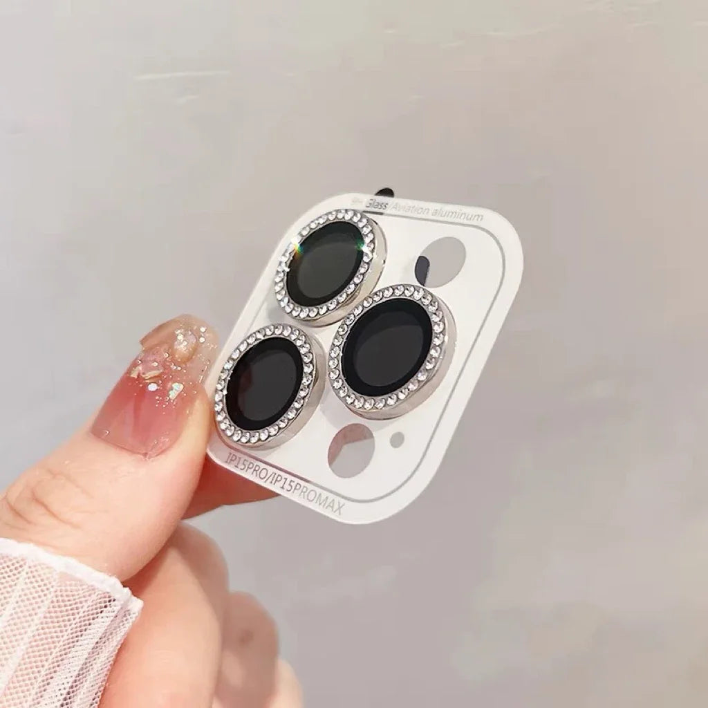 Luxury Diamond Camera Protector for iPhone - Glitter Lens Cap