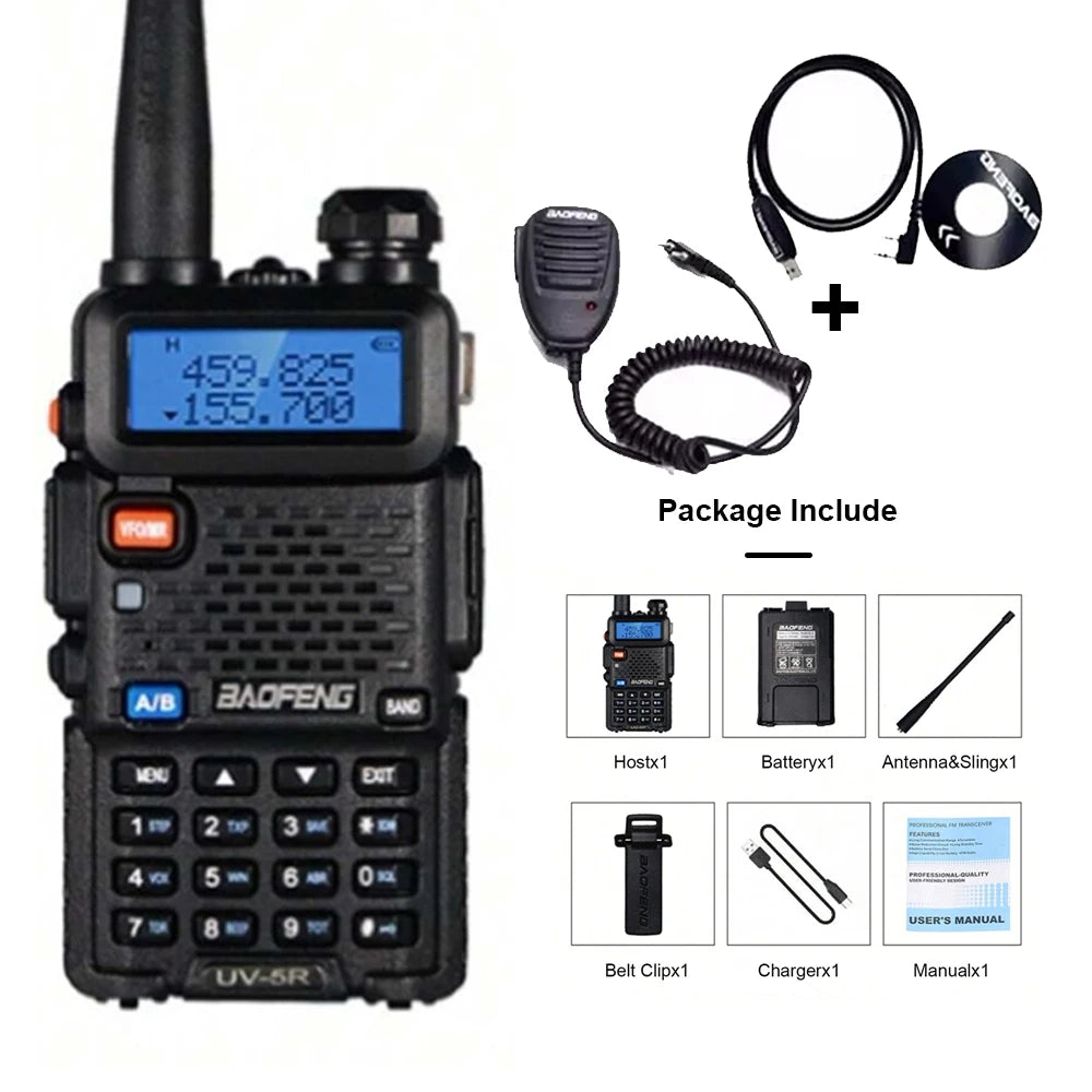 Professional Long Range Two Way Radio - Dual Band Handheld
