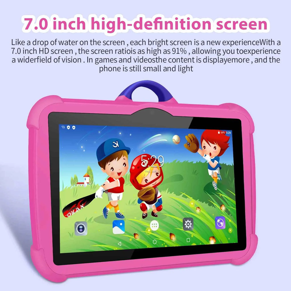 Premium Kids Tablet 7 Inch - 4GB RAM & 64GB ROM Android Device