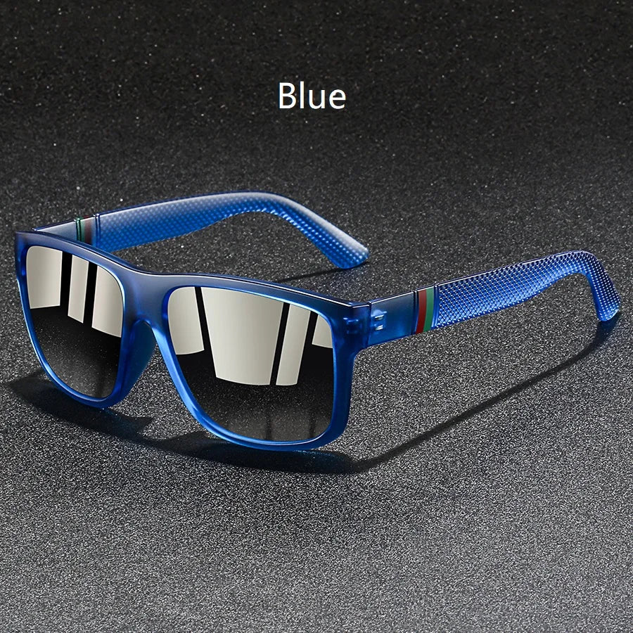 Vintage Check Square Sunglasses - UV400 Designer Eyewear