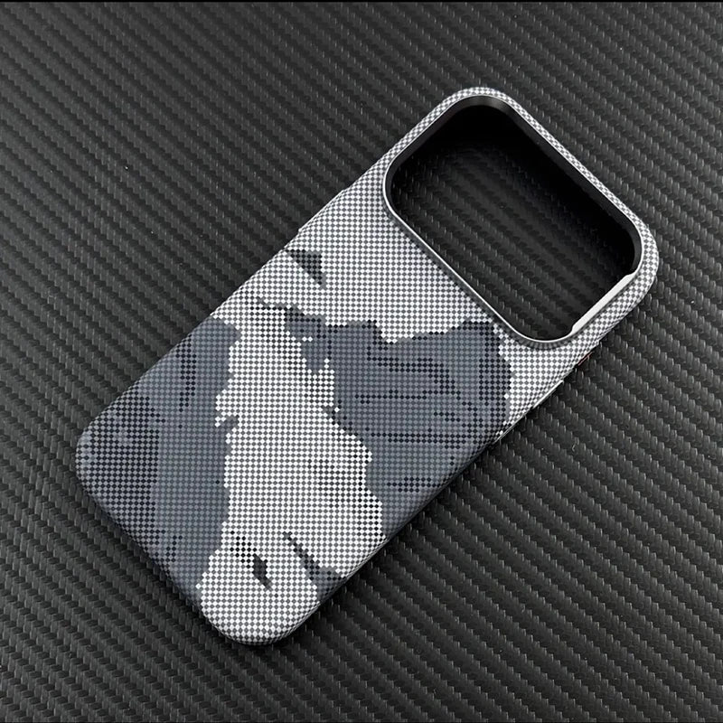 Luxury Carbon Fiber MagSafe Case - Ultra Thin Alloy Protection