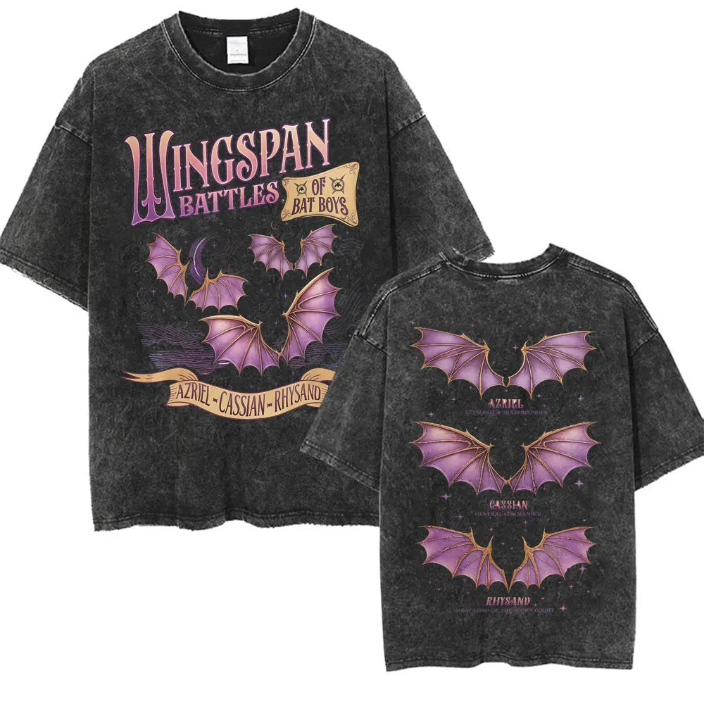 Vintage Washed Acotar T-Shirt - Oversized Graphic Tee