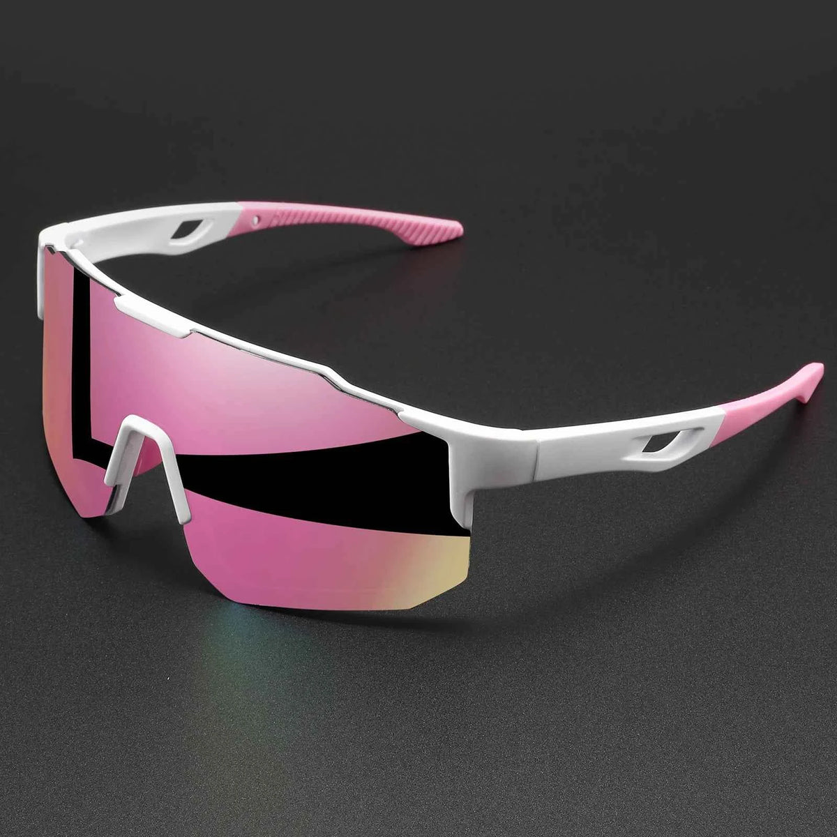 Premium Oversized Sports Sunglasses - UV400 Wraparound Design