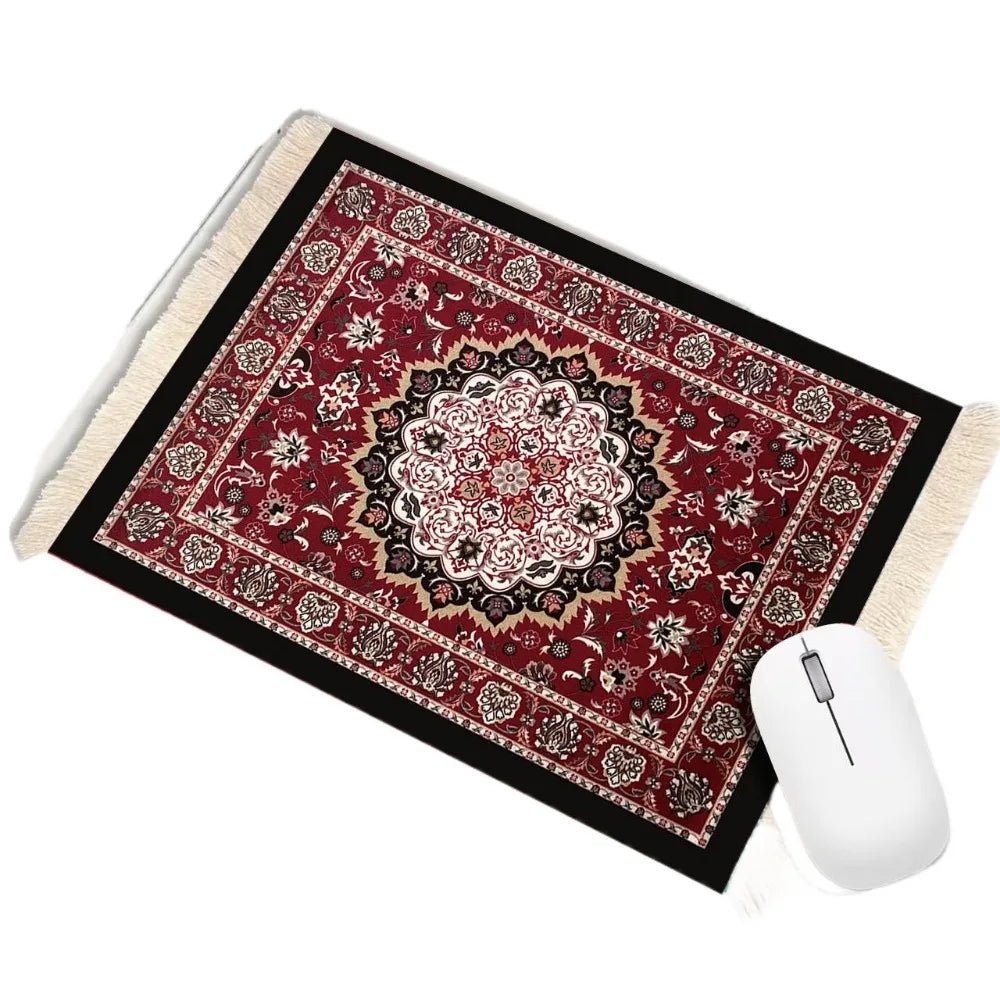 Elegant Persian Mouse Pad - Anti-slip Rubber Base Desk Mat