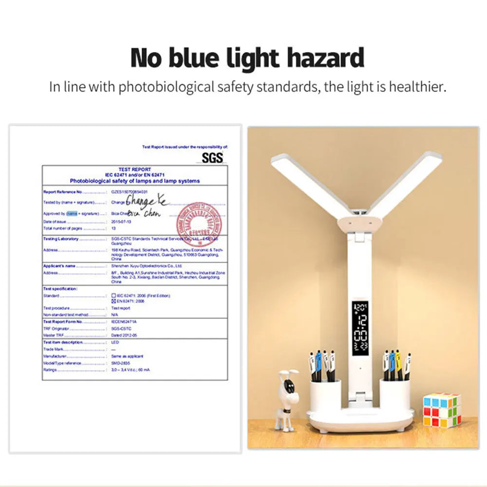 Premium LED Desk Lamp - Multifunction with Pen Holder