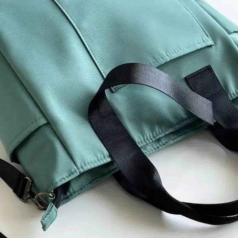 Elegant Casual Tote Bag - Waterproof Nylon Messenger