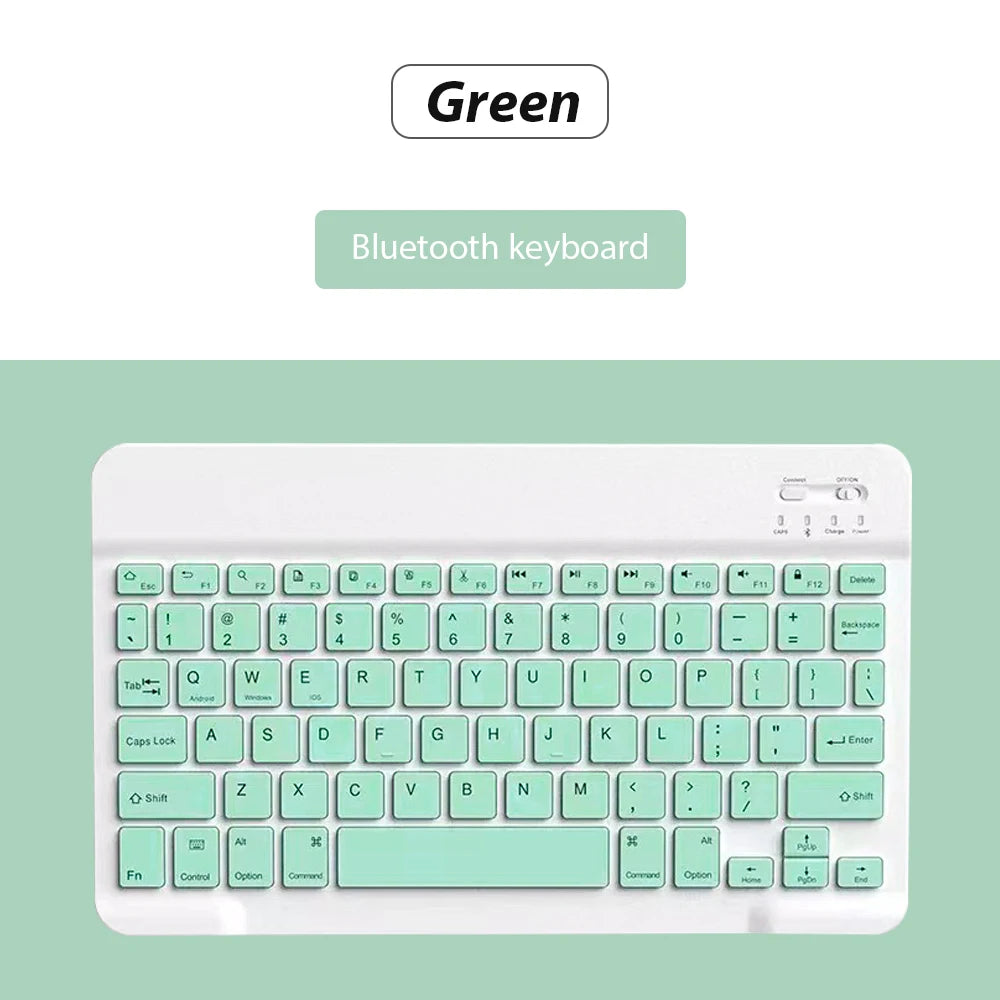 Premium Bluetooth Keyboard Mouse Set - Slim, Rechargeable & Universal