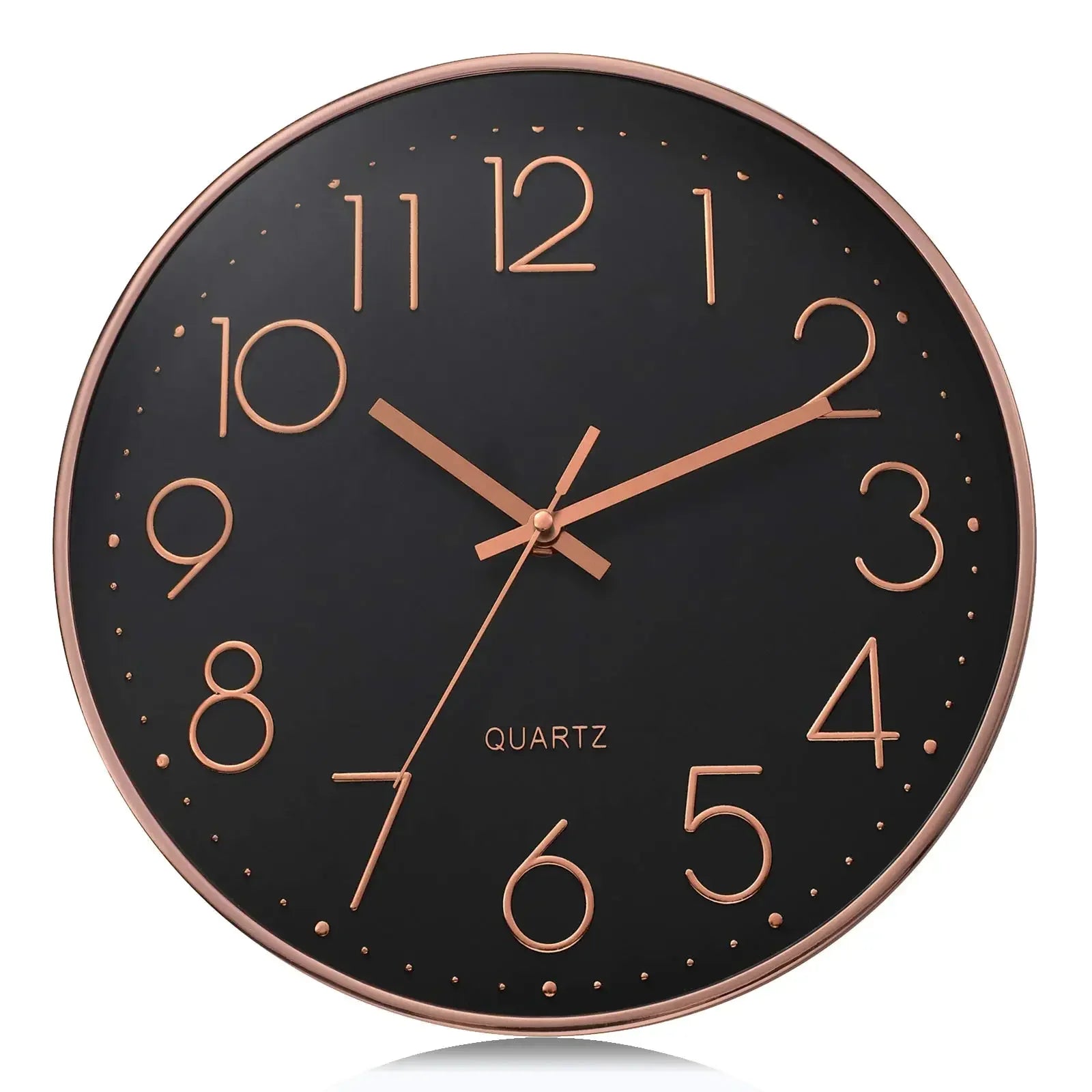 Elegant 8 Inch Silent Wall Clock - Modern Quartz Design