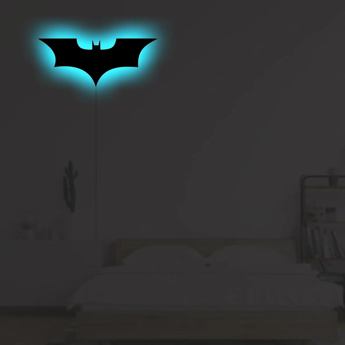 Premium Bat Neon Sign - 16 Color LED Night Light