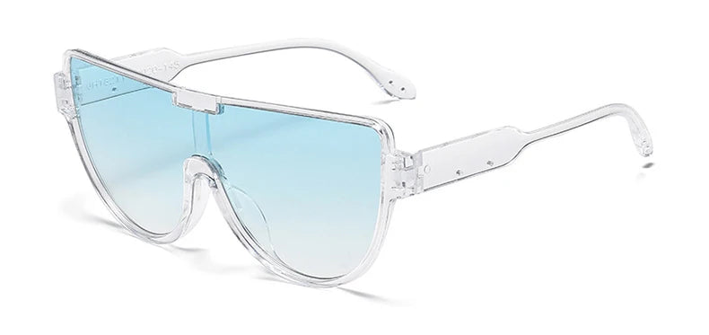 Vintage Semi-Round Sunglasses - Premium UV400 Fashion Eyewear