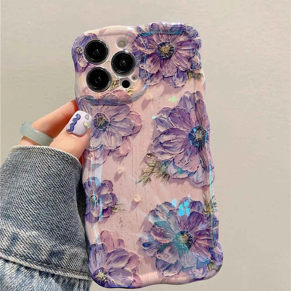 Luxury Oil Painting Phone Case - Artistic Shockproof Cover
