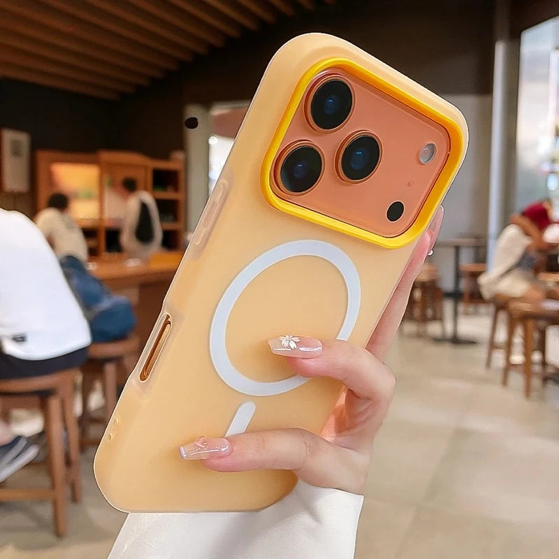 Luxury Magnetic Shockproof iPhone Case - Liquid Silicone
