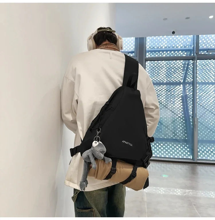 Premium Men's Chest Bag - Multi-Functional & Large Capacity