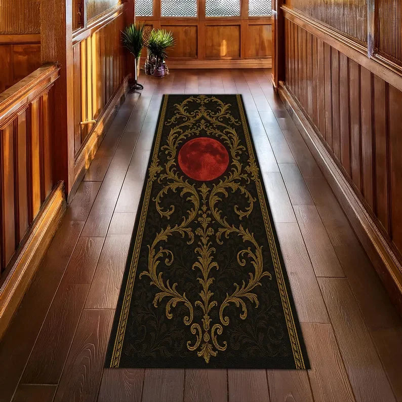Luxury Baroque Carpet Rug - Vintage Hallway & Living Room Floor Mat