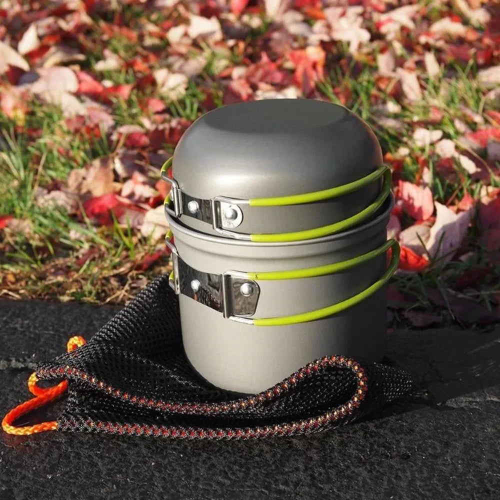 Premium Ultralight Camping Cookware Mess Kit