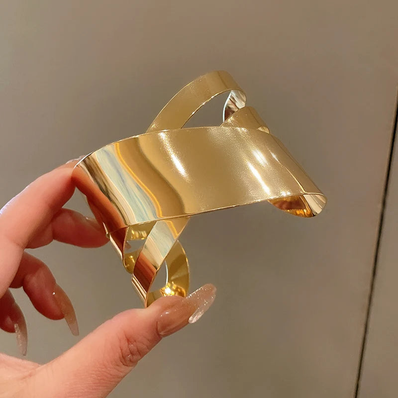 Exaggerated Cool Style Geometric Alloy Bracelet - Premium Party Jewelry