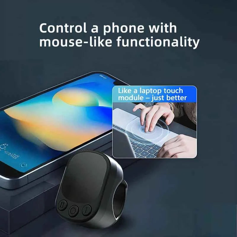 Smart TikTok Scrolling Ring - Wireless Bluetooth Camera Shutter