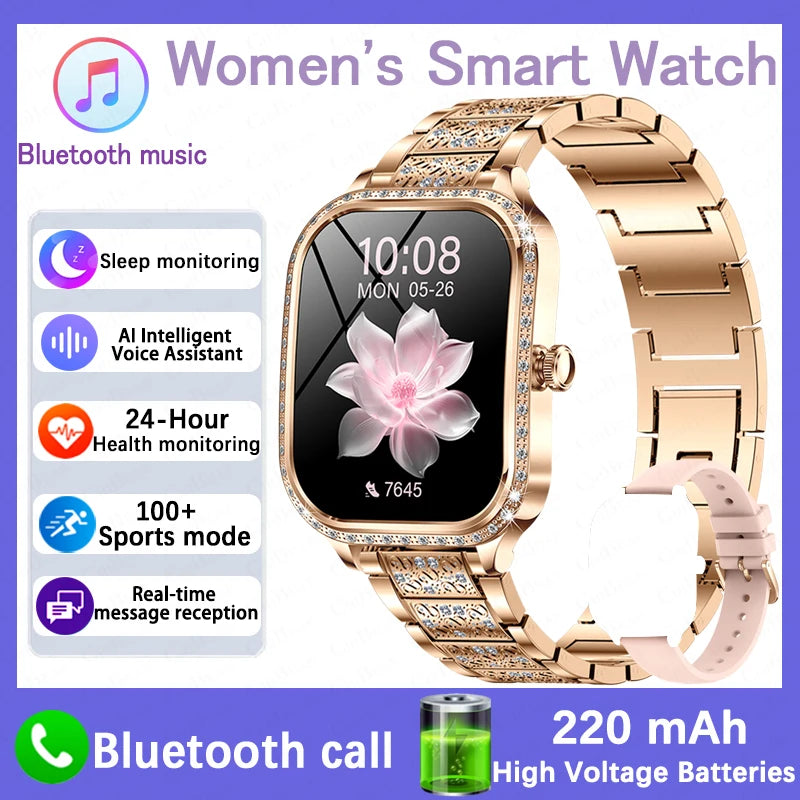 Luxury Smart Watch for Women - 1.75" HD Display & Bluetooth