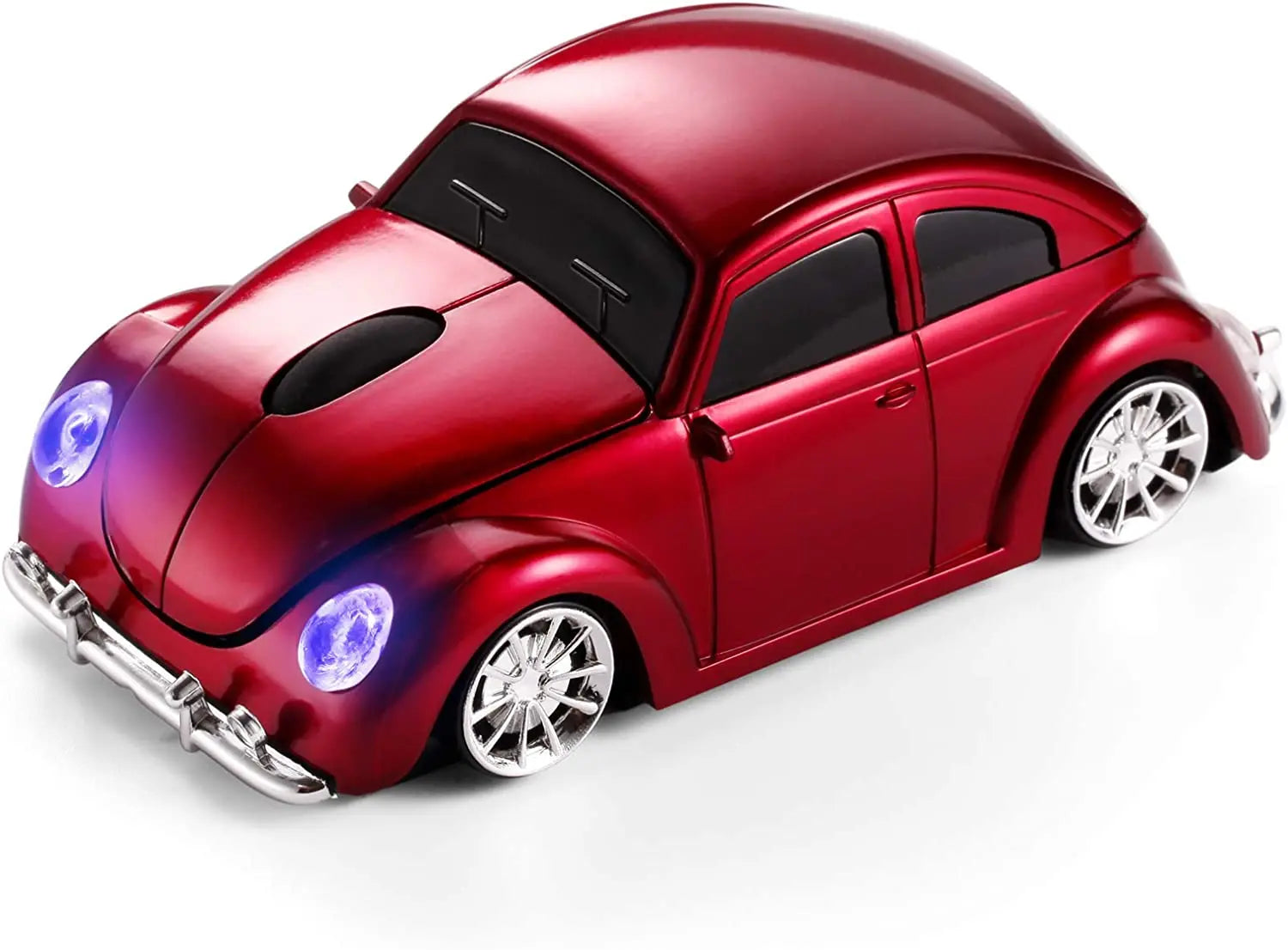 Premium Wireless Car Mouse with LED Headlights & 1600 DPI