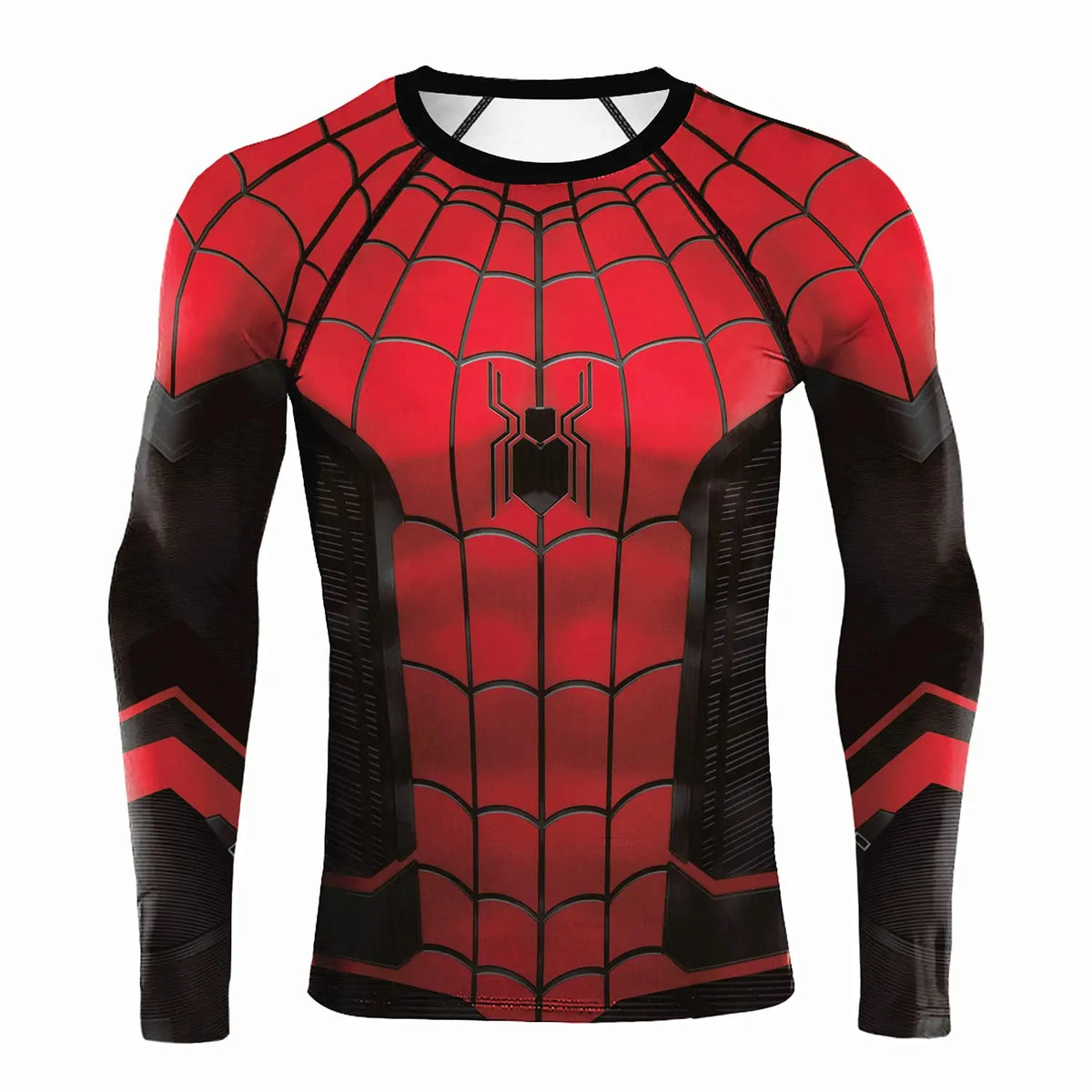 Spider Superhero Long Sleeve Compression Shirt - Premium Cosplay