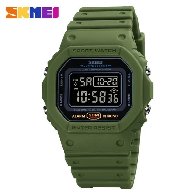 Luxury Digital Sports Watch - Waterproof Military Backlight