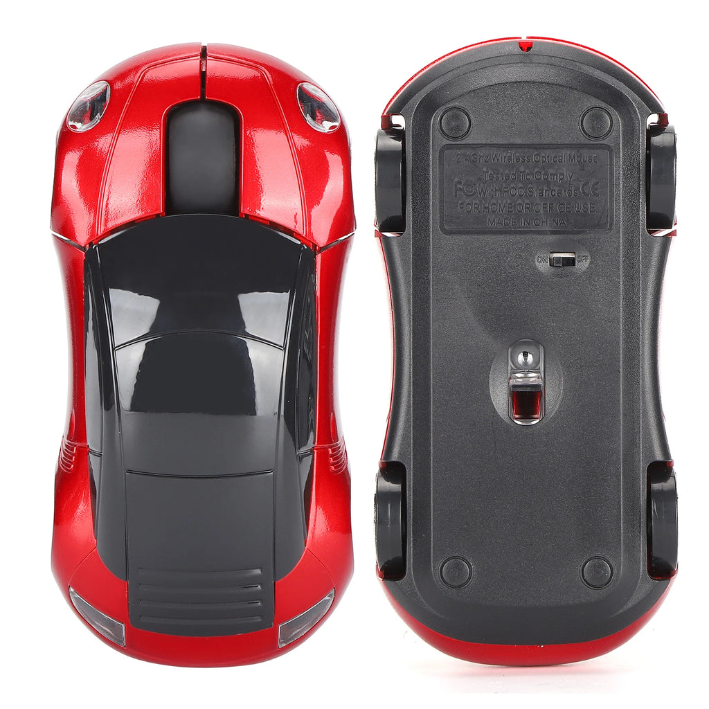 Premium Wireless Car Mouse - 2.4G Mini Optical for Laptops
