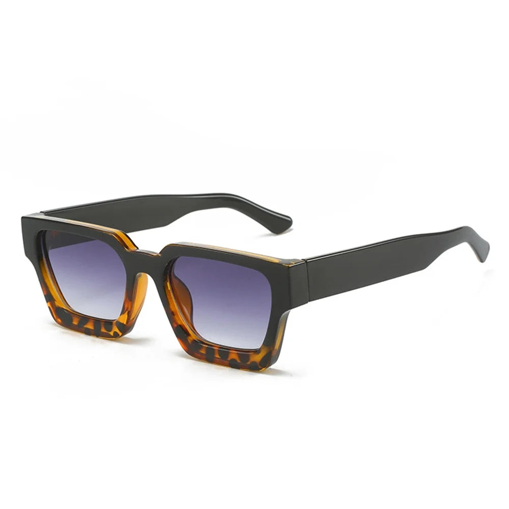 Designer Square Frame Sunglasses - UV400 Retro Shades