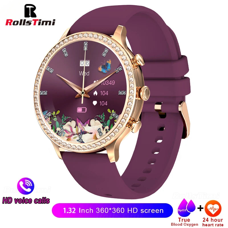 Luxury Smart Watch for Women - Bluetooth Call & Fitness Tracker