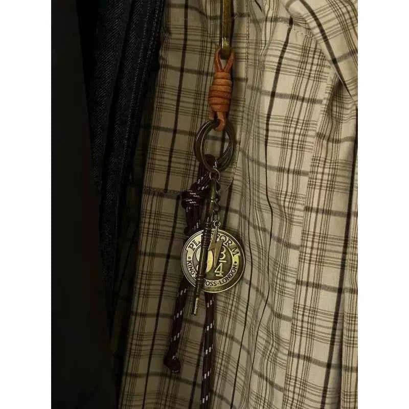 Retro Metal Harry Potter Keychain - Magic Bag Pendant