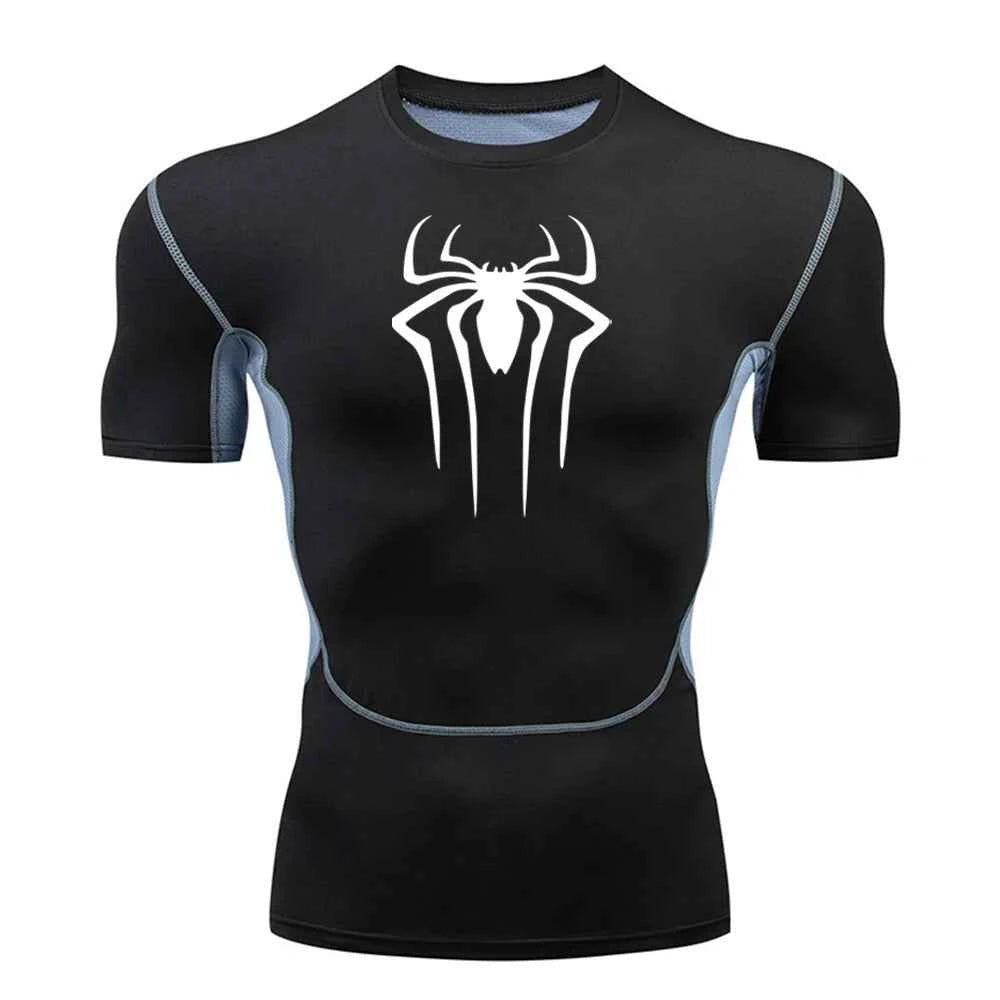 Premium Men's Compression Shirt - Quick-Drying Gym & Running Jersey